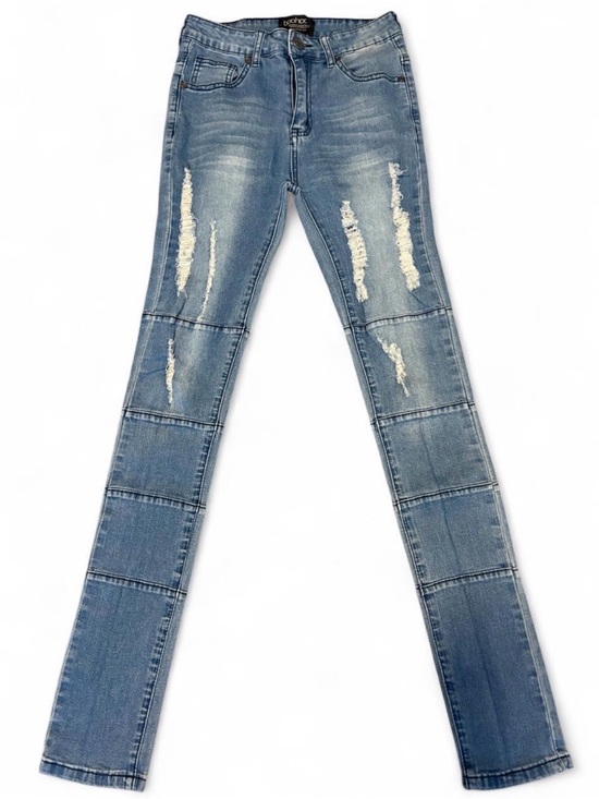 Boohoo Other - Boohoo Light Blue Skinny Distressed Jeans